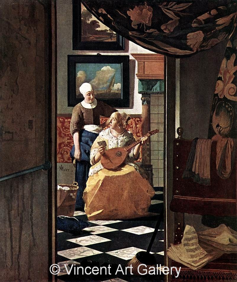 A1826, VERMEER, The Love Letter